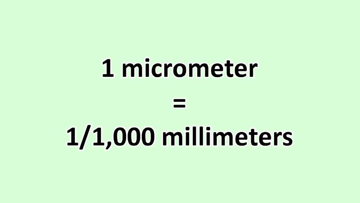 Conversion de millimètres en micromètres, convertir convertir mm en