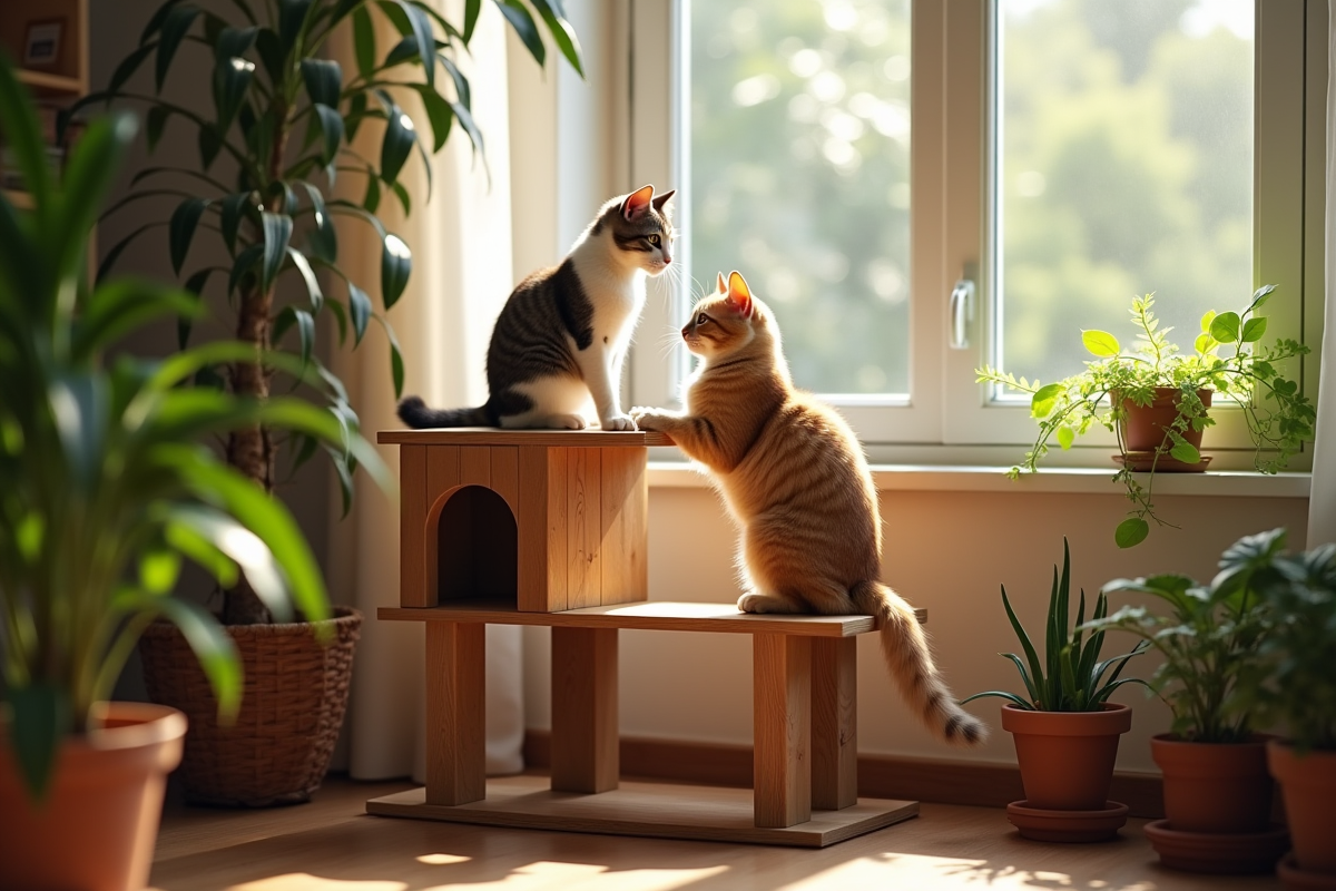 arbre à chat