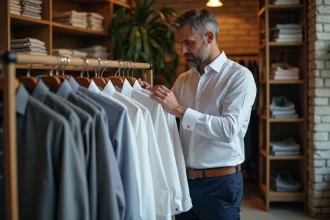 chemise intemporelle pour homme avec un style raffiné et authentique